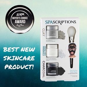 SPAscriptions Clay and Gel Face Mask Set